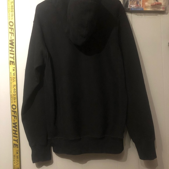 FW17 Supreme Box Logo Hoodie (Black/Lime Green) - Picture 3 of 11